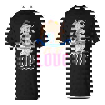 Romantic Angelic Vintage Couple Love Moment Clarity T-Shirt | Mazezy