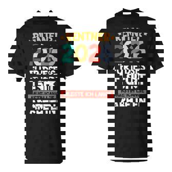 Ruhestand Renteneintritt Mann Rente 2026 Rentner T-Shirt - Geschenkecke