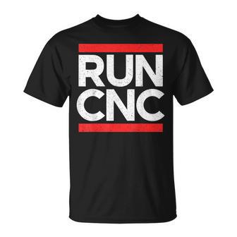 Run CNC Programmer Machinist Engineer G-Code G28 Men Women T-Shirt | Mazezy