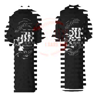 Run I Dare You Baseball Catcher Throwing T-Shirt - Monsterry