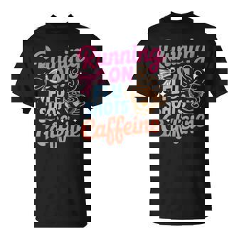 Running On Flu Shot Caffeine Nurse Doctor T-Shirt | Mazezy