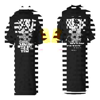 Russia Drinking Team Beer Outfit For Russians From Russia T-Shirt | Mazezy