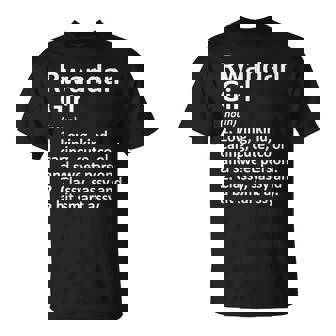 RWANDAN GIRL RWANDA Country Home Roots Descent T-Shirt | Mazezy