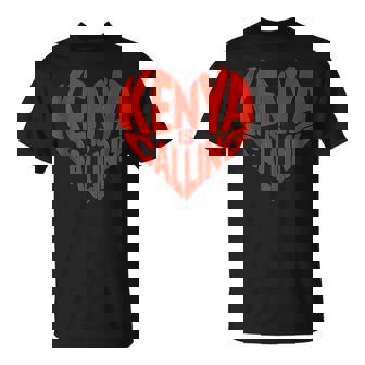 Safari Lover African Wildlife Vacation I Love Kenya Tank Top T-Shirt | Mazezy