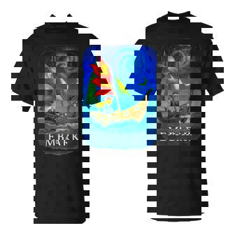 Sailors Ocean Lovers Tee Adventure Boat Art Magic Voyage T-Shirt | Mazezy