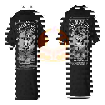 Salem Witch Book Club Bookish Halloween Cat Women T-Shirt | Mazezy