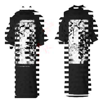 Samurai Giraffe Ninja Budo Japan Worrior Cherry Blosson Tシャツ - Kawaiitshirt