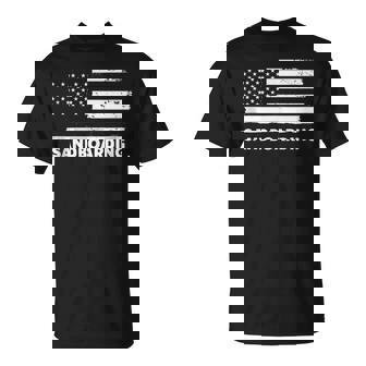 Sandboarding Life USA Flag Patriotic Sports Tank Top T-Shirt | Mazezy