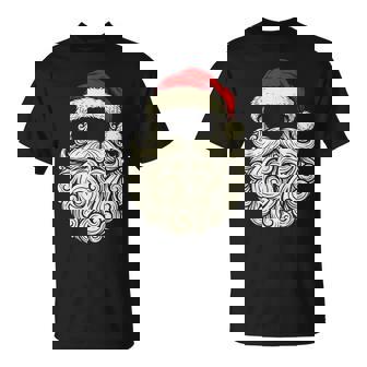 Santa 67 Hidden In Beard Christmas T-Shirt | Mazezy
