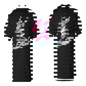 Santa Claus Dabs Snowboard Meme Dabbing Snow Boarder Tank Top T-Shirt | Mazezy