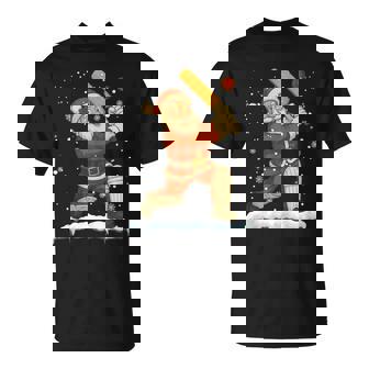 Santa Claus Playing Cricket Player Christmas Xmas Tank Top T-Shirt | Mazezy