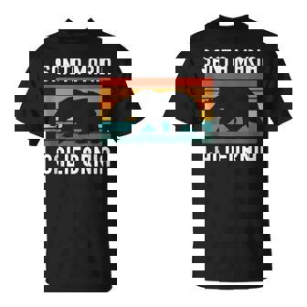 Santa Maria California Bear Retro San Luis Obispo Orcutt Ca Tank Top T-Shirt | Mazezy