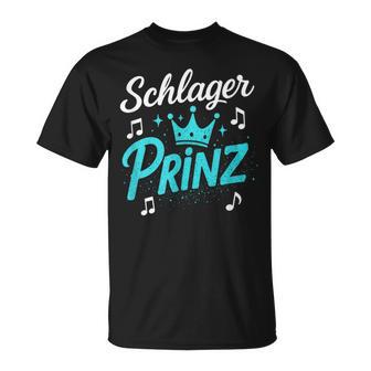 Schlager Prinz -Chlagerchlagerparty T-Shirt - Geschenkecke
