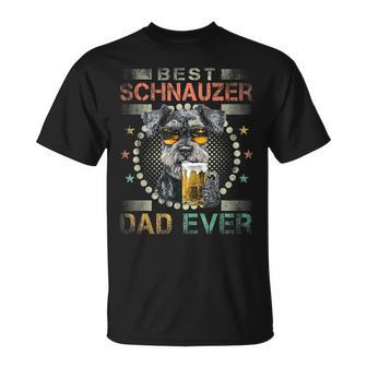 Schnauzer Dad Dueño De Perro Divertidochnauzer Dog Lover Dad Camiseta unisex - Regaloses