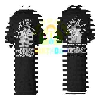 Scientist Birthday Party Lab STEM Chemistry Theme Science T-Shirt | Mazezy