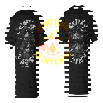 Scouting Is Intents Humorous Camping Fun Night Tank Top T-Shirt | Mazezy