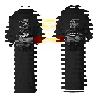 Security Buff Bear バウンサーデザイン Tシャツ - Kawaiitshirt