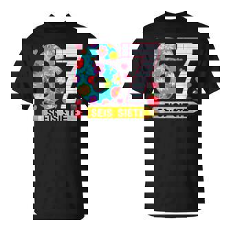 SEIS Siete Spanish 67 Six Seven Espanol School T-Shirt | Mazezy