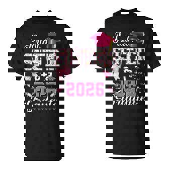 Senior 2026 Proud Sister Of A 2026 Graduate Family Coquette T-Shirt | Seseable FR