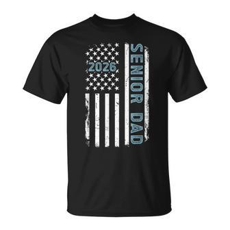 Senior Dad 2026 Us Flag Class Of 2026 Dad Of Senior 2026 T-Shirt | Mazezy