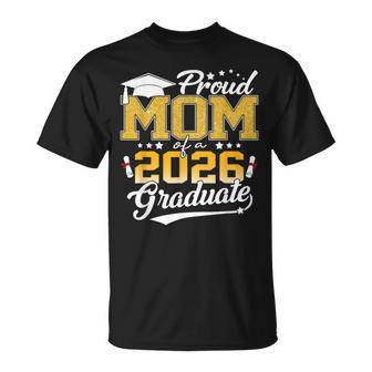 Senior Mom 2026 Proud Mom Of A Class Of 2026 Graduate Senior T-Shirt | Mazezy