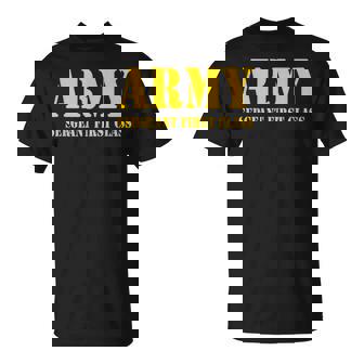 Sergeant First Class US ARMY Soldier T-Shirt | Mazezy