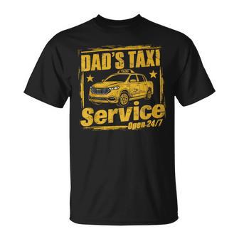 Servizio Taxi 247 Di Papà Dad Driving Maglietta - Novitaregali