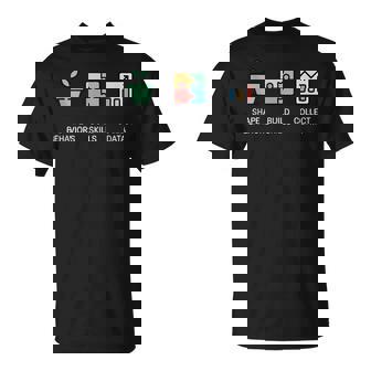 Shape Behaviors Build Skills ABA RBT Behavior Specialist Tank Top T-Shirt | Mazezy