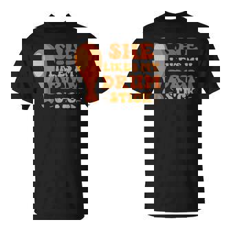 She Likes My Drum Stick Thanksgiving Couples Matching T-Shirt | Mazezy