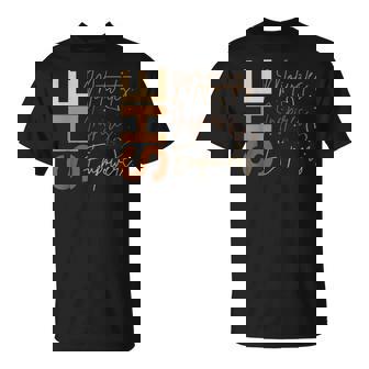 She Motivates Inspires Empowers Afro African Woman T-Shirt - Monsterry