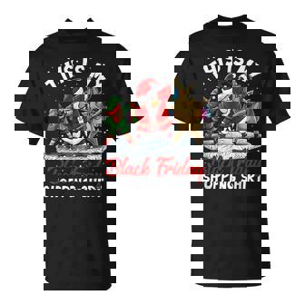 This Is My Shopping Friday Shopping Dabbing Crew T-Shirt | Mazezy