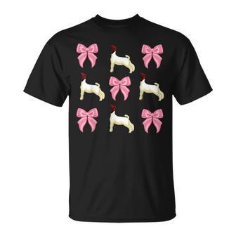 Show Boer Goat Bow T-Shirt - Thegiftio UK