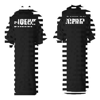 Sicherheit -Ecurity Guard Uniform And German Tシャツ - Kawaiitshirt