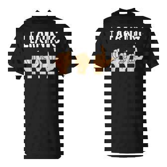 Sign Language Beginner Learning ASL T-Shirt | Mazezy