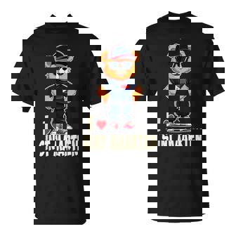 Sint Maarten Flag Teddy Bear I Love Sint Maarten T-Shirt | Mazezy