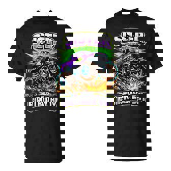 Sister Of The Birthday Boy Monster Truck Birthday Party T-Shirt - Thegiftio