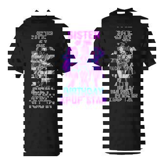 Sister Of Birthday Girl K-Pop Star Korean Pop Music Bday T-Shirt | Seseable FR