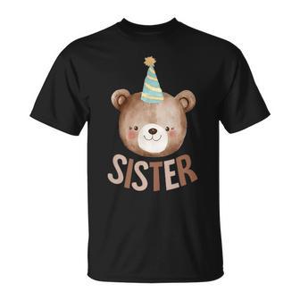 Sister Teddy Bear 1St Birthday Boy Girl Family Matching T-Shirt | Seseable UK
