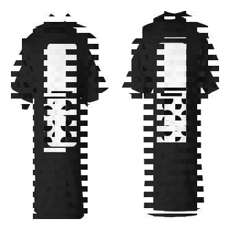 Six Blank Dominoes Game 67 Shirt Meme Fun Six Seven T-Shirt | Mazezy