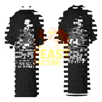 Six Seven Feast Factor 67 Turkey Thanksgiving Meme T-Shirt | Mazezy