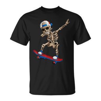 Skeletonkateboardkateboardingkatefankater Dab Dance Camiseta unisex - Regaloses