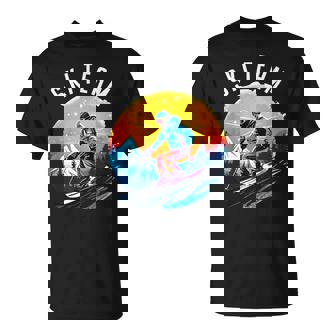 Ski Team スキーチーム スキーヤー スクール スキー旅行 スキーチーム クルー スキー Tシャツ - Kawaiitshirt