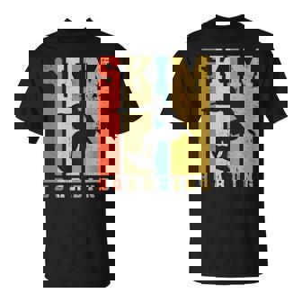 Skimboarding Skimboarder Retro Vintage Skimboard T-Shirt | Mazezy