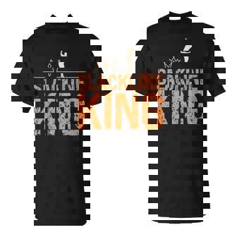 Slackline King Slackline Slacklining T-Shirt | Mazezy