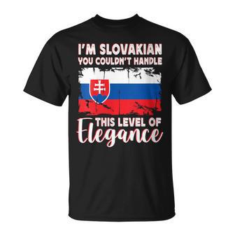 Slovakia Flag Proud Elegant Slovakian Boyfriend Girlfriend T-Shirt | Mazezy
