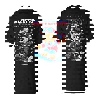 Slovensko Snowboard Kid Slovakia For Boys Kids T-Shirt | Mazezy