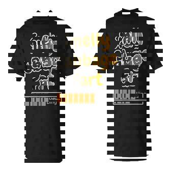 Smelly Cabbage Fart Loading Flatulence Joke T-Shirt | Mazezy