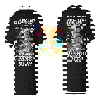 Snack Time For Preschool Moo Yeah Cow Kids Fun T-Shirt | Mazezy