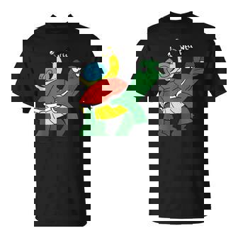 Snail Rides On The Back Of Turtle Comicstyle Snails Slug Tank Top T-Shirt | Mazezy