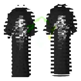 Snap Pea Ninja Carrying Pod Vegetable T-Shirt - Monsterry